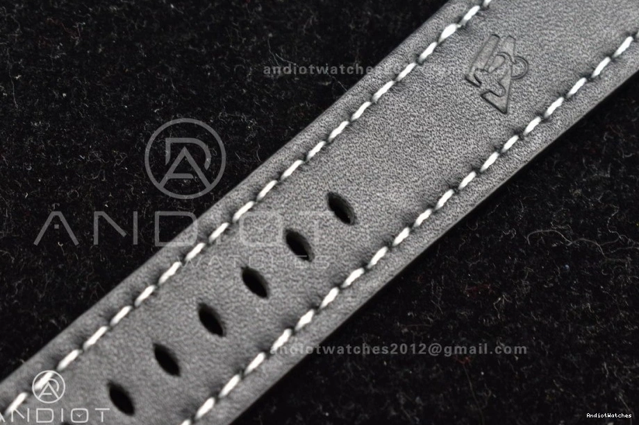 on  PAM732 Strap Green 1:1 P OnTrend Dial Leather Brown Dark Best 999 TTF Edition 0210